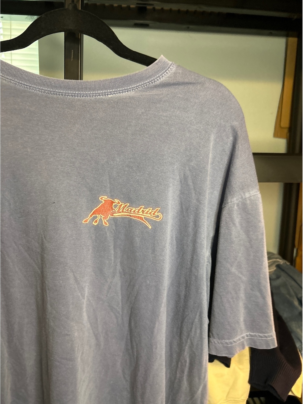 Madrid Blue Graphic T-Shirt with Bull Logo